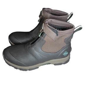 Muck Boot Men's Apex Mid-Zip Boots dark brown size 8 NEW waterproof boot